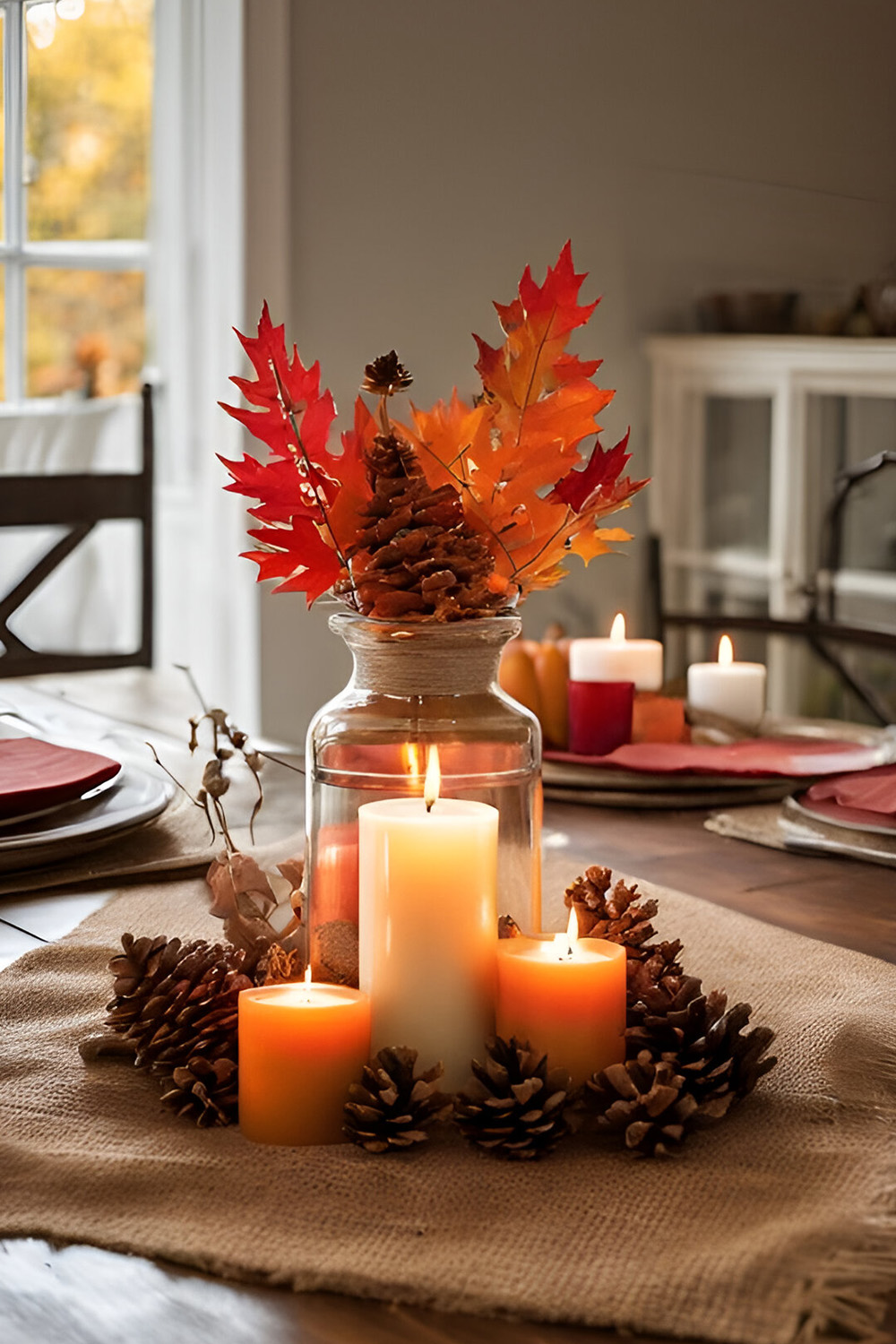 Candlelit Mason Jars