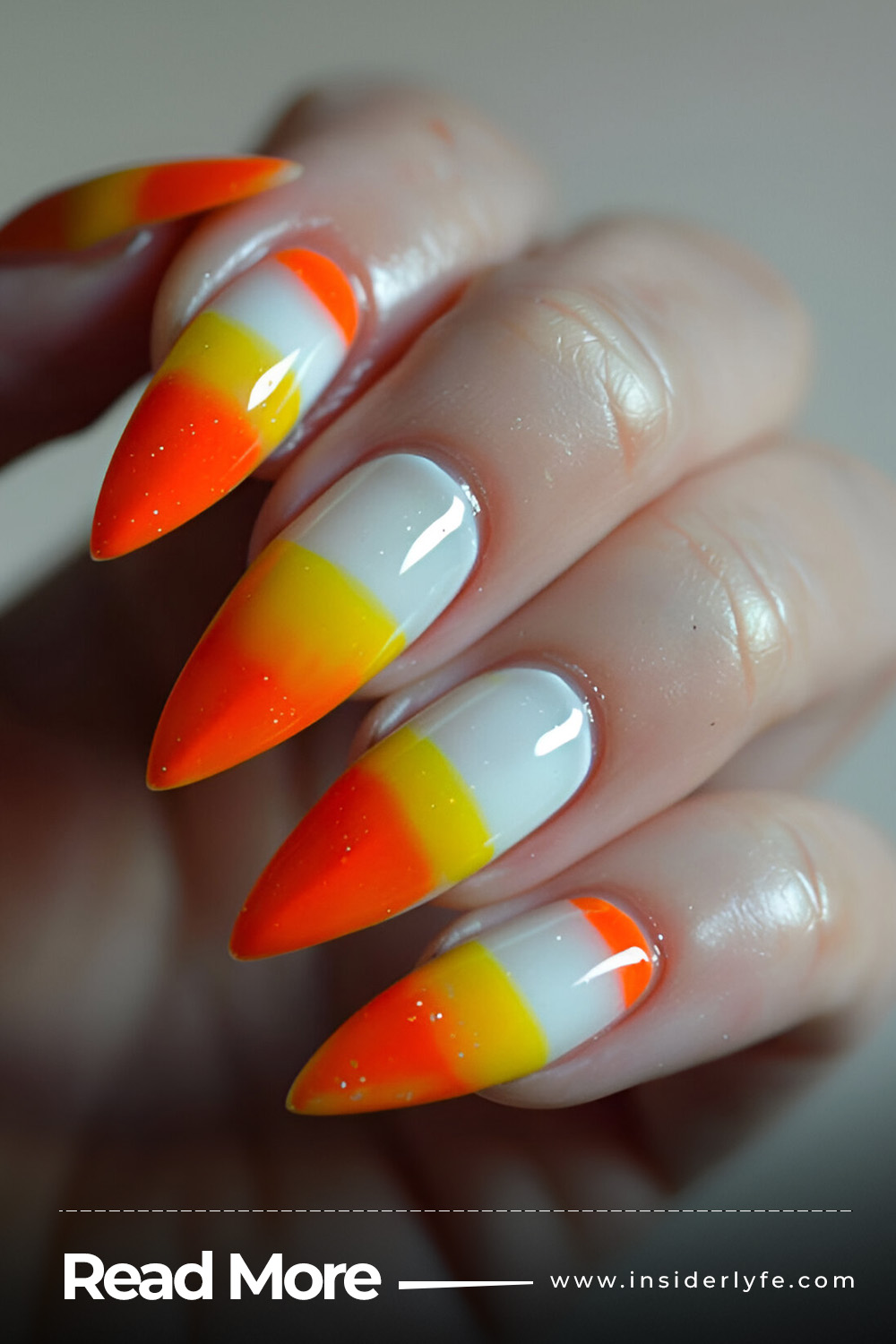 Candy Corn Nails