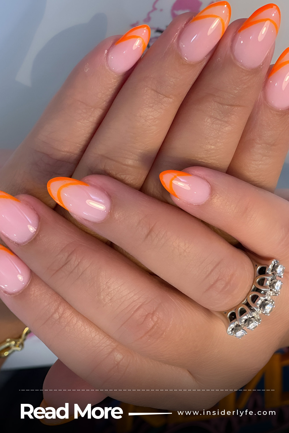 Classy Orange with Beige