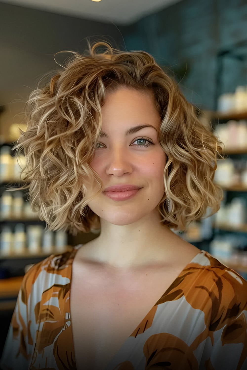 Defined Curly Bob