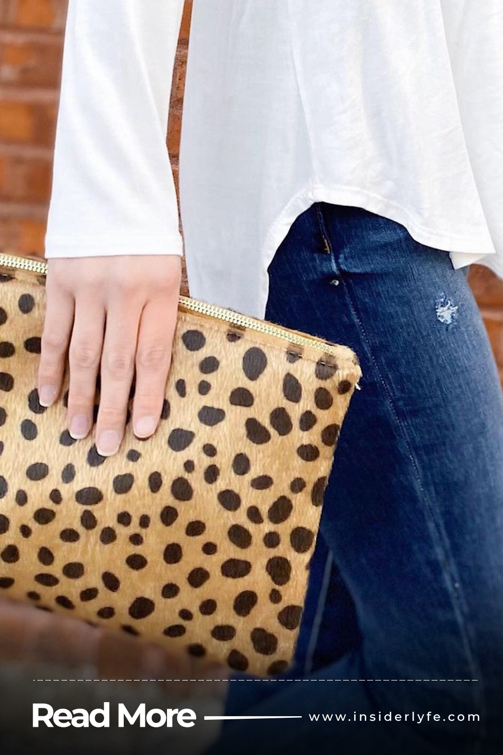 Leopard Print Clutch