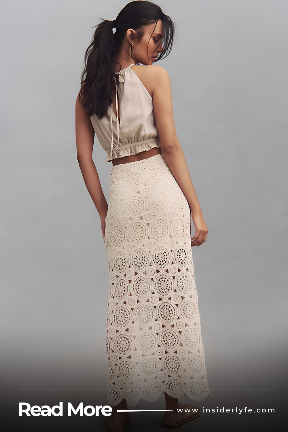 Midi Skirt for the Crochet Blouse