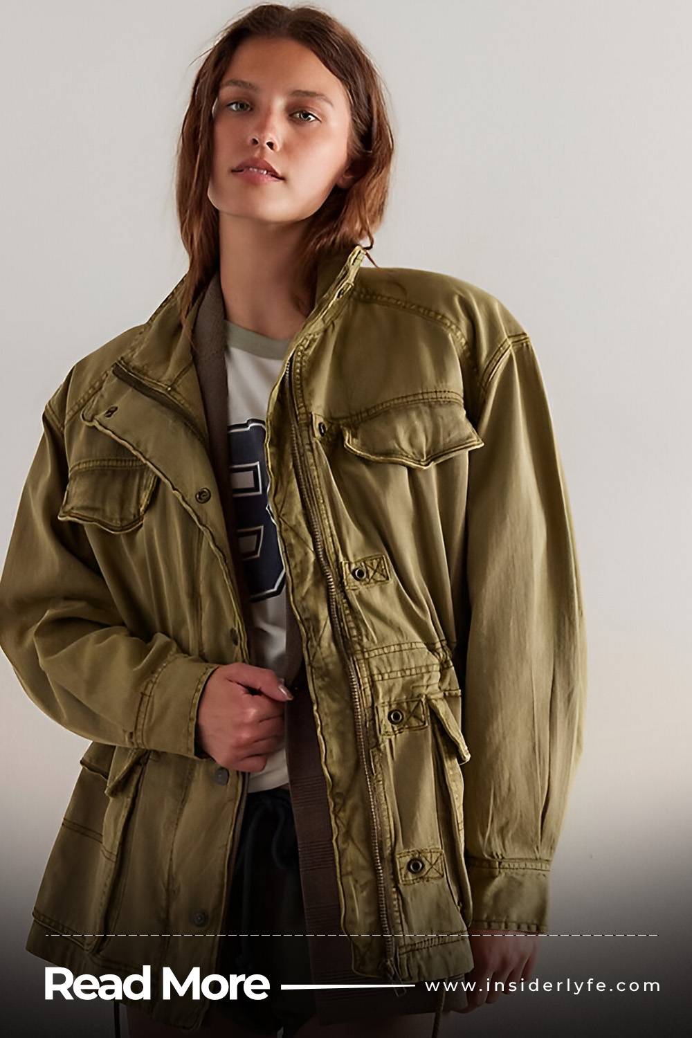 Olive Green Utility Jacket