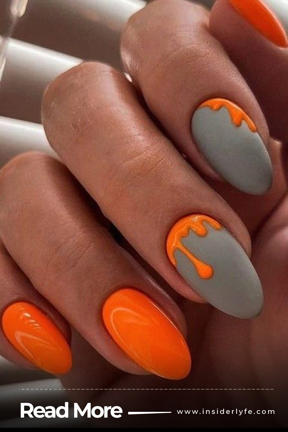 Orange and Gray Mix