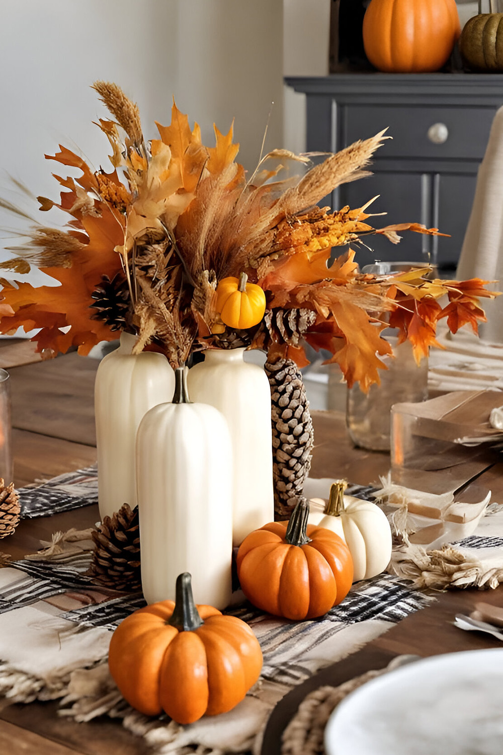 Rustic Pumpkin Vase