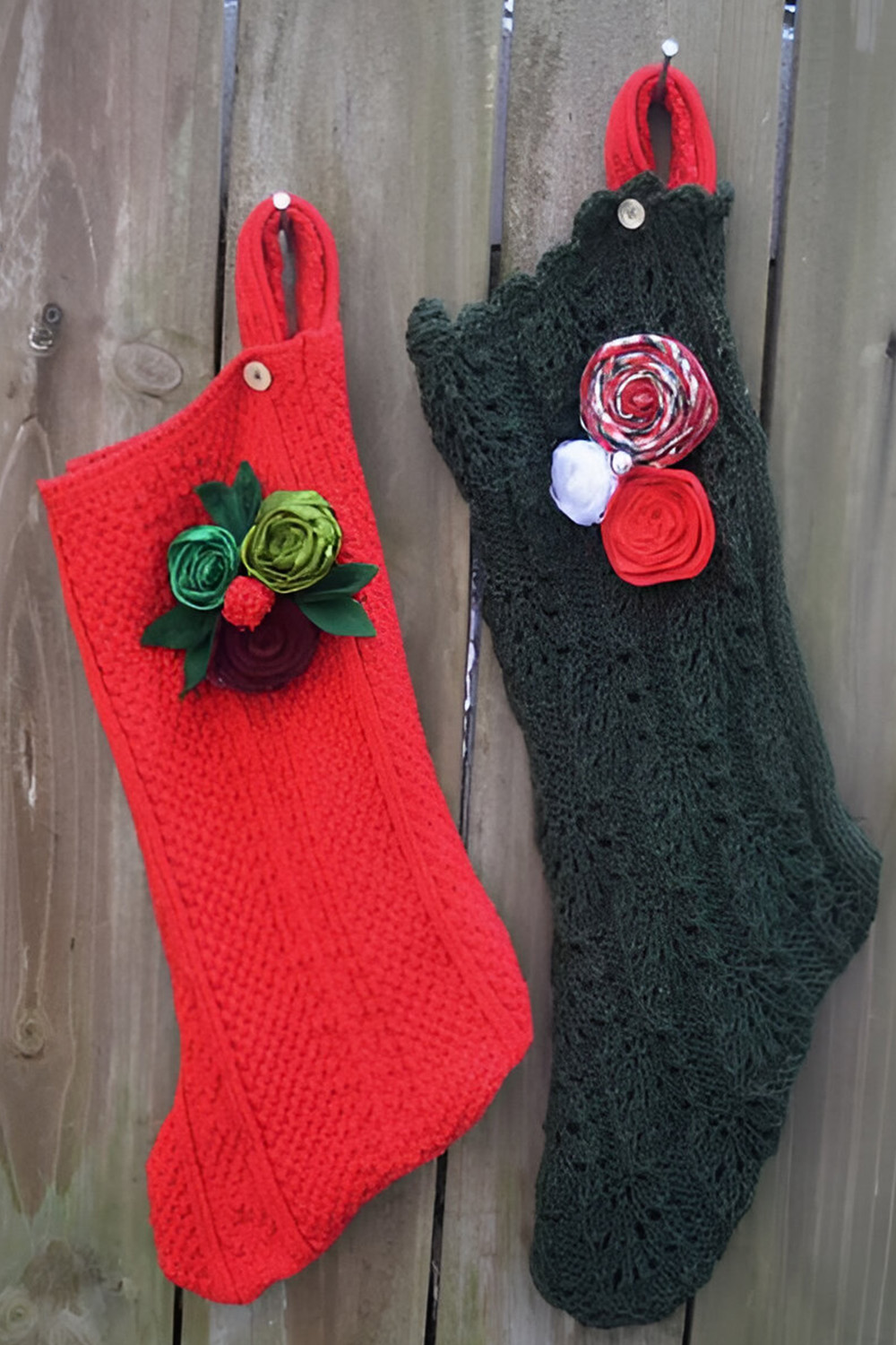 Sweater Stockings from Old Sweaters