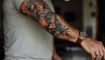 12 Christmas Tattoos Every Man Should Consider to Embrace the Season (1)