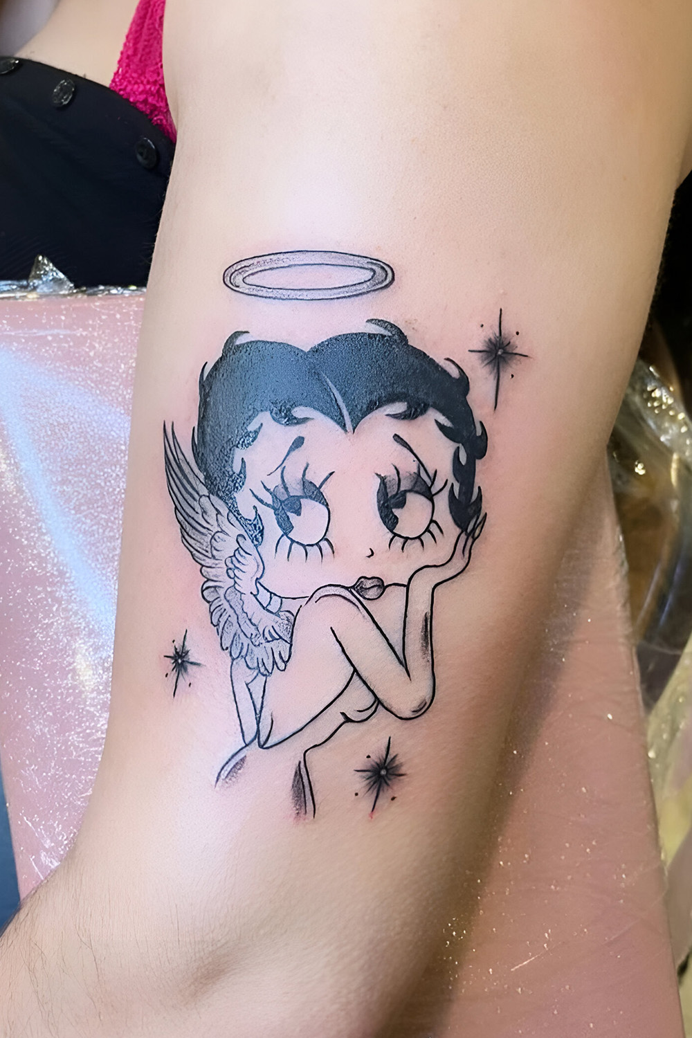 Betty Boop with Wings and Halo