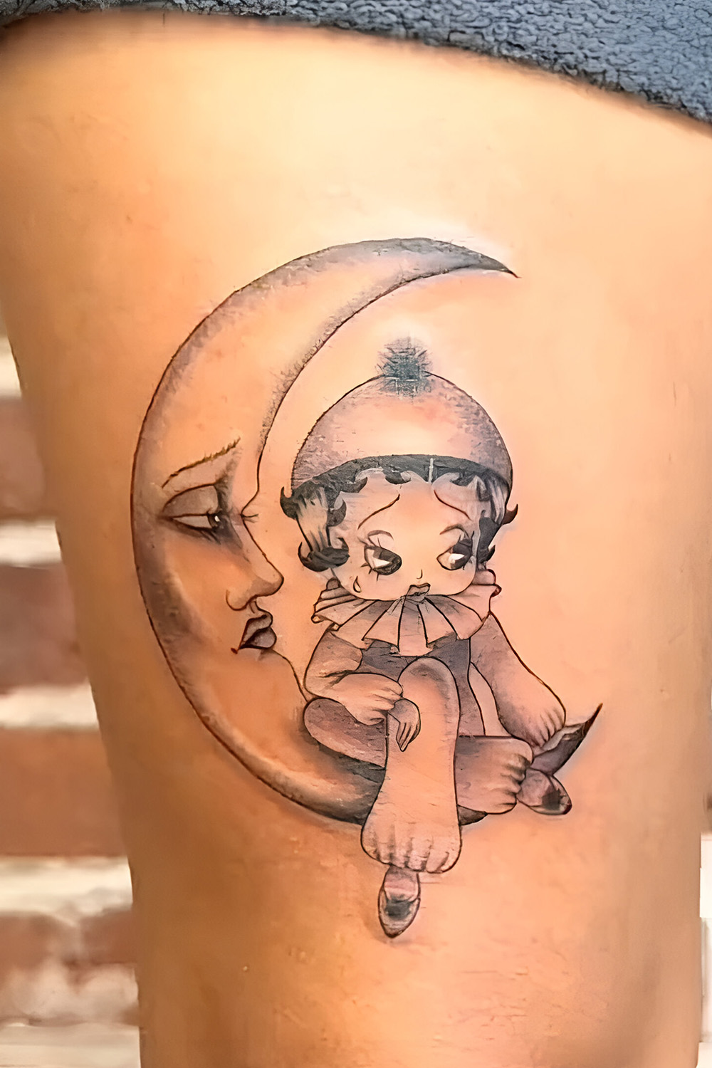 Betty Boop with a Dreamcatcher