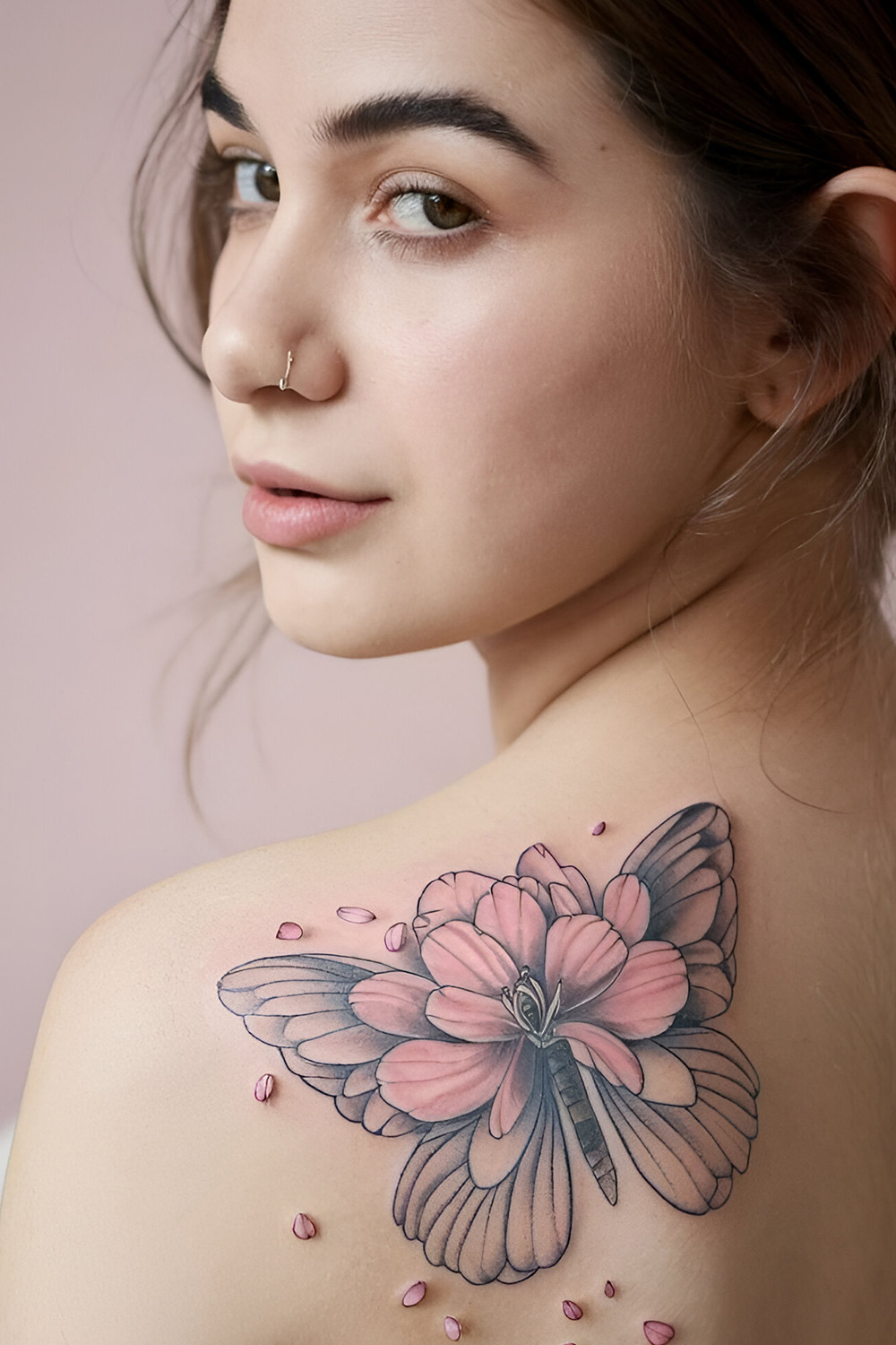 Cherry Blossom and Butterfly