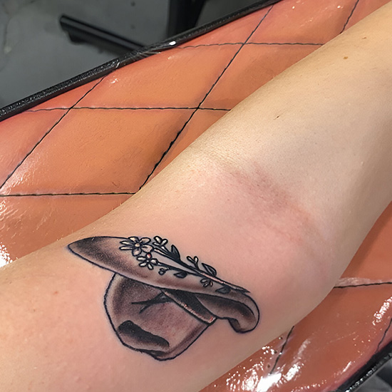 Pilgrim Hat Tattoo