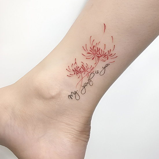 Spider Lily Foot or Ankle