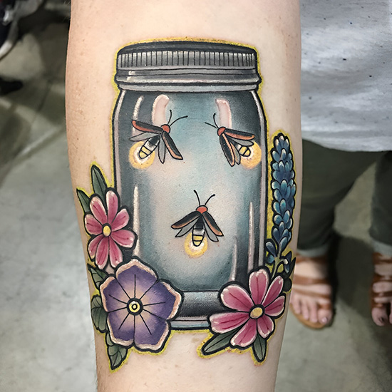 Spider Lily in a Bottle or Jar