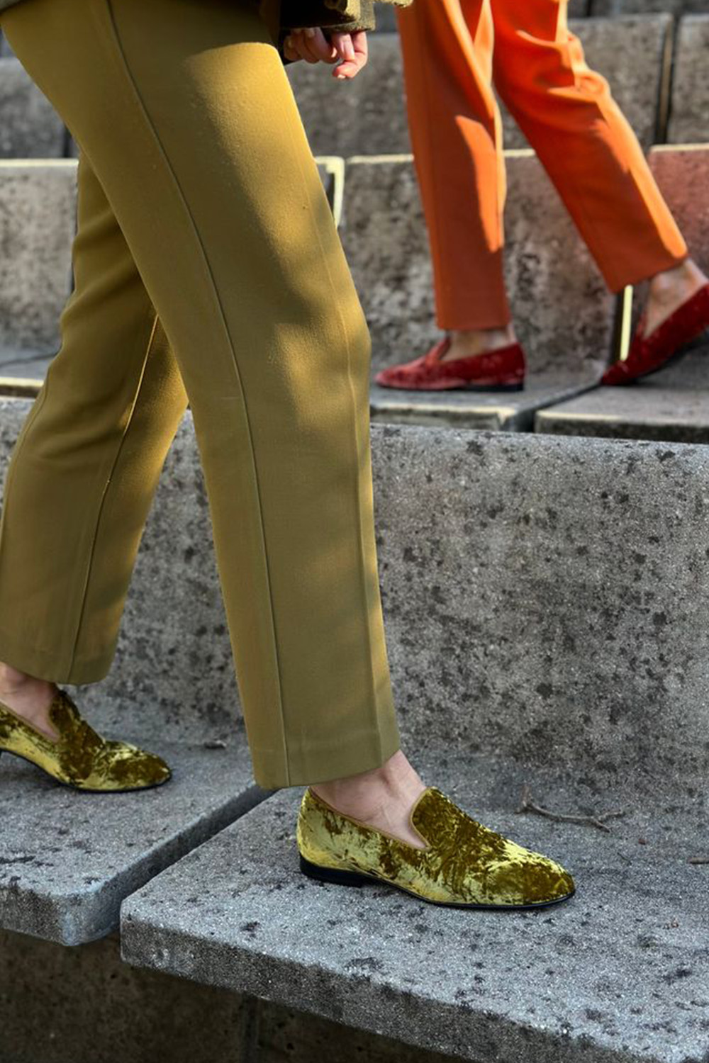 Velvet Shoes to add Texture Pops