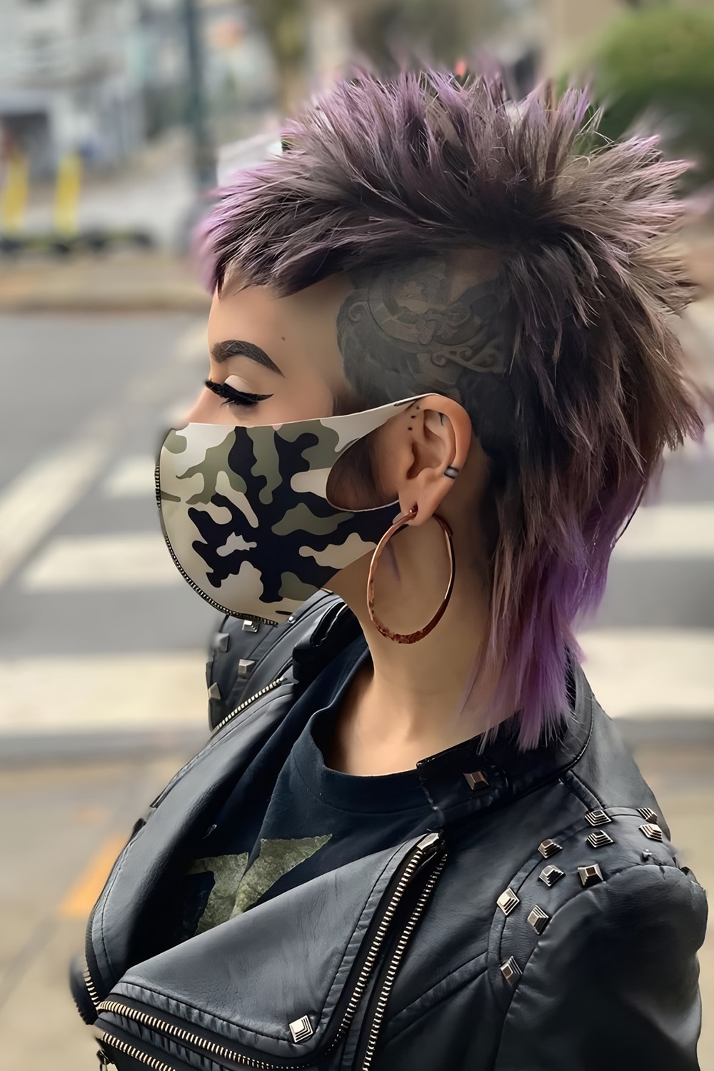 Punk Inspired Pixie Mohawk Motif