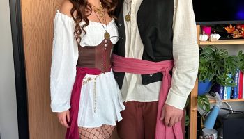 Cursed Pirate Captain and Enchanted Mermaid