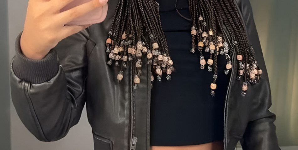 Jumbo Fulani Knotless Braids with Minimalist Beads