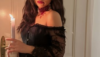 Seductive Grace of a Coquette Vampire