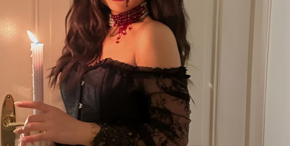 Seductive Grace of a Coquette Vampire