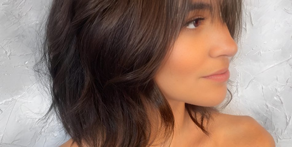 Textured Bob with Wispy Bangs