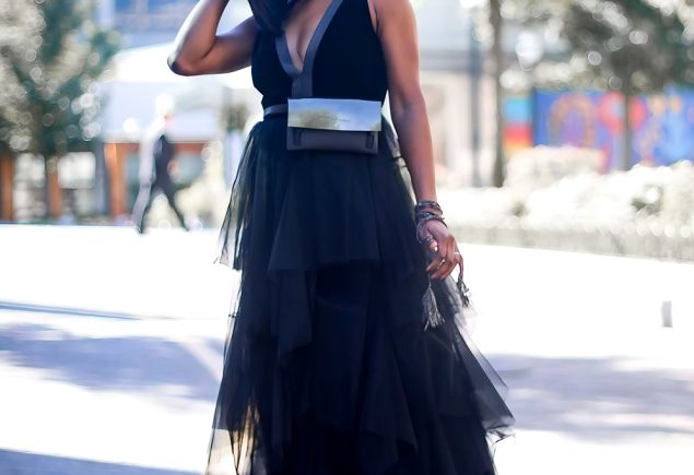 Tulle Dresses Gussied Up with Statement Accessories