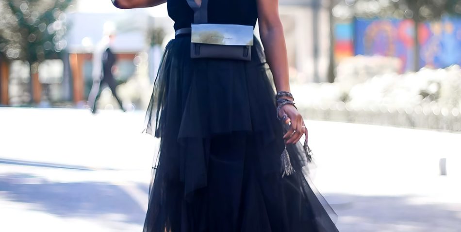 Tulle Dresses Gussied Up with Statement Accessories