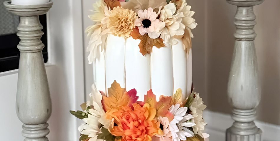 Dollar Store Pumpkin Centerpieces
