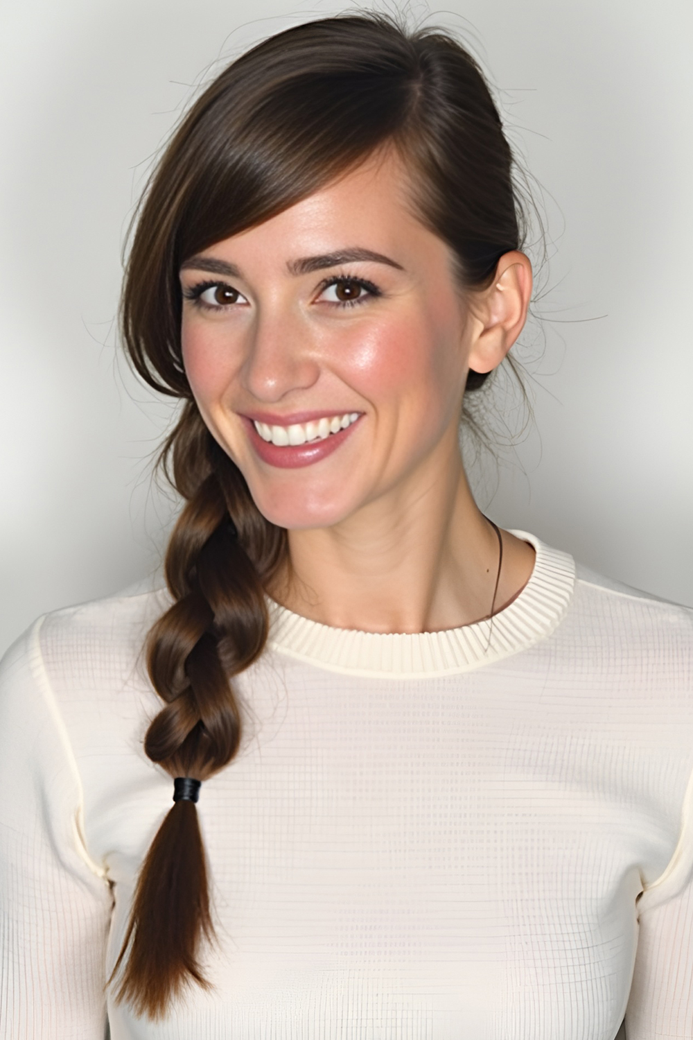 Luxe Simplicity with a Single Side Braid