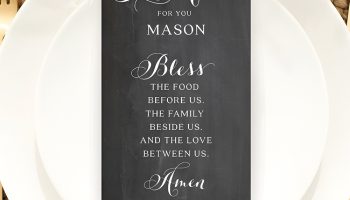 Mini Chalkboard Place Cards