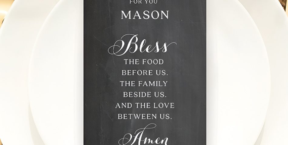 Mini Chalkboard Place Cards