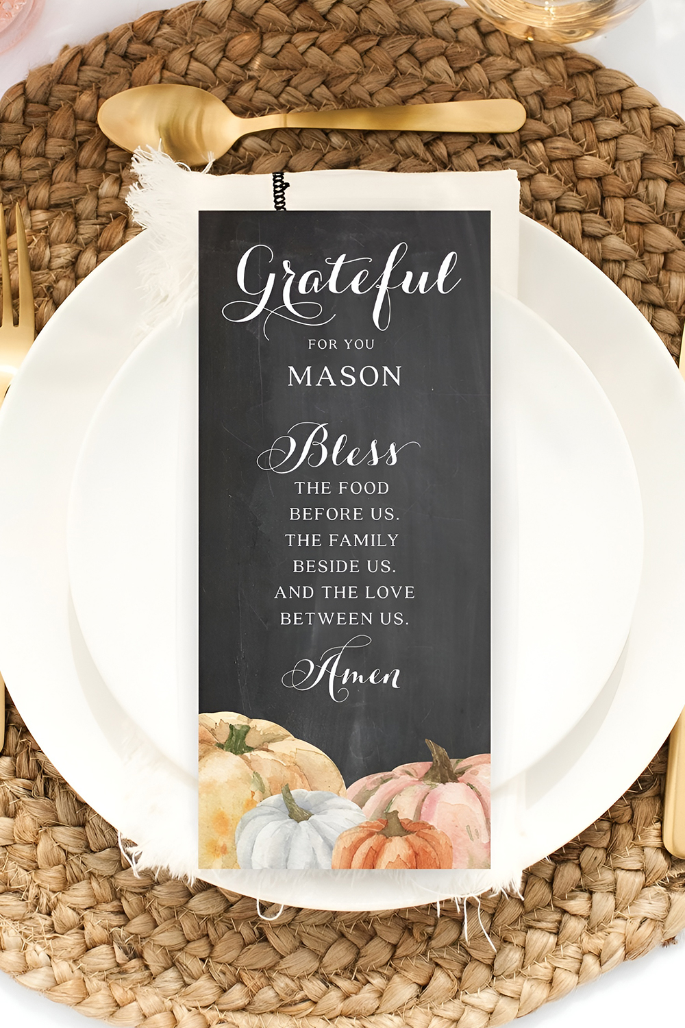 Mini Chalkboard Place Cards