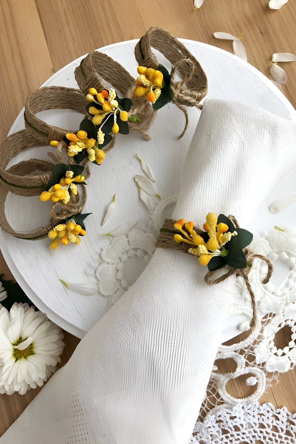 Nature Inspired Napkin Rings