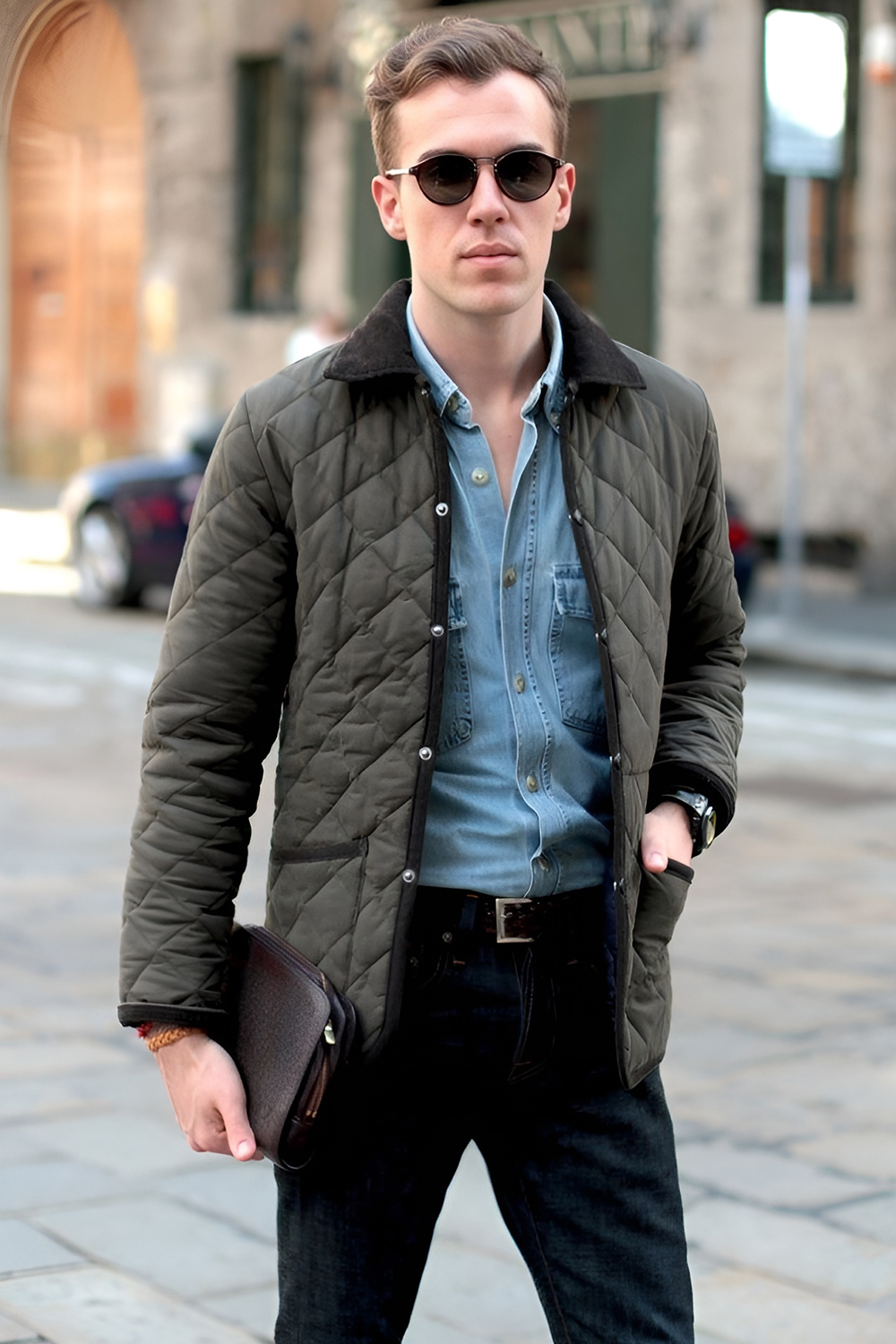 Quilted Shirt Jacket and Neutral Layers