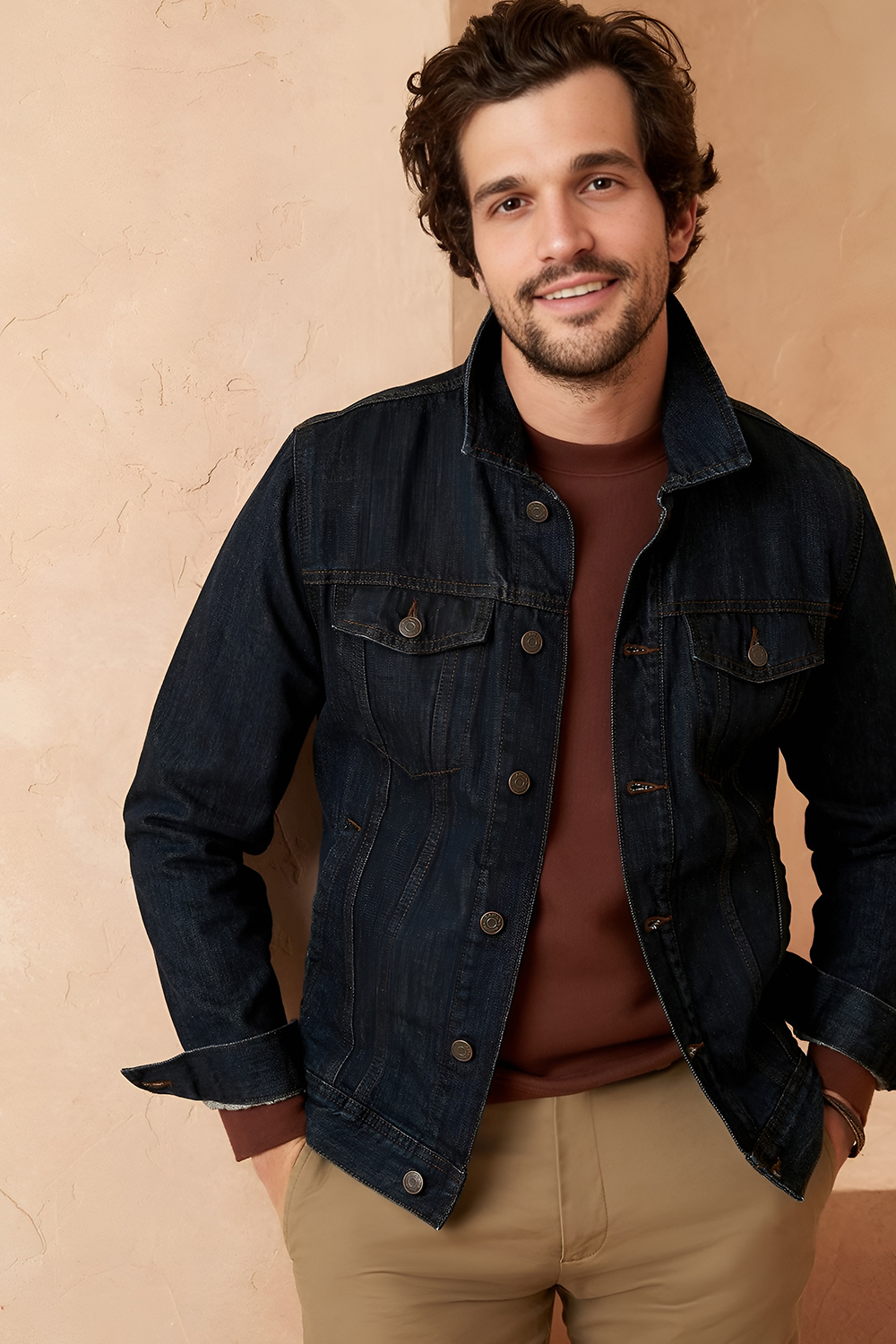 Rugged Denim Jack Jacket