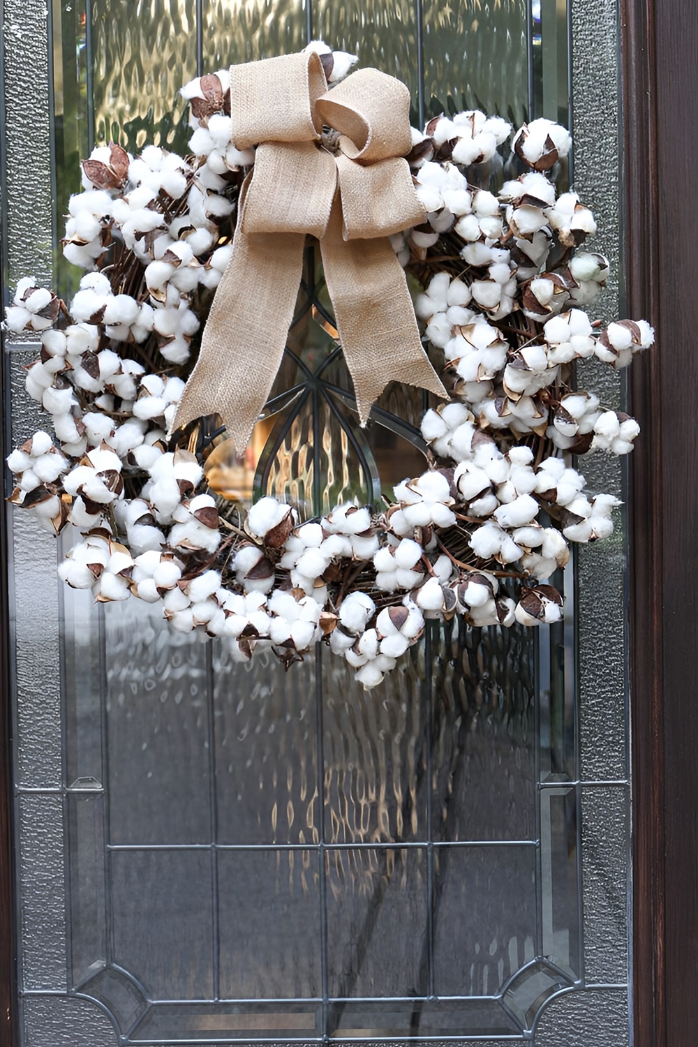 Rustic Charm in Cotton Boll and Twine Designs