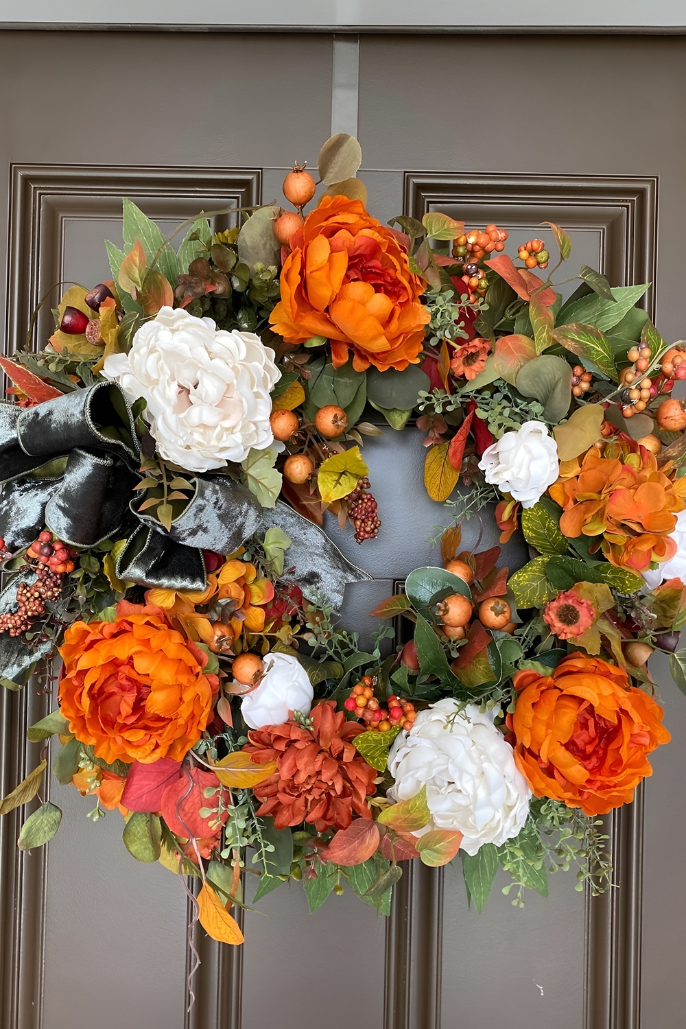 Rustic Chic in Hydrangea and Berry Wreaths