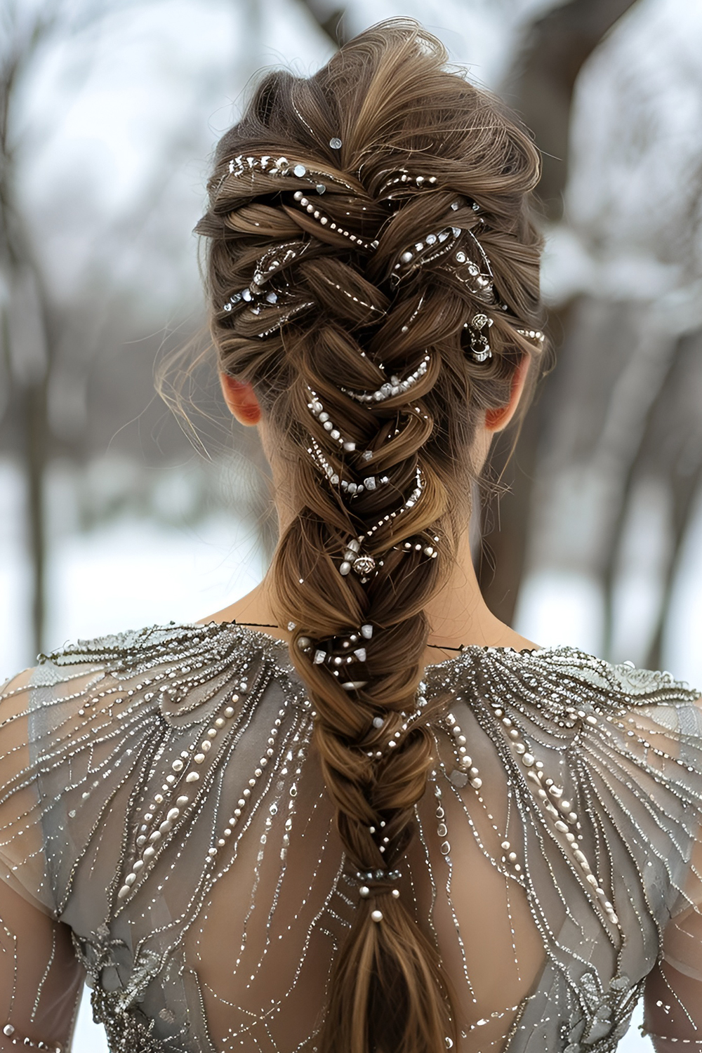 Snow Queen Energy in Delicate Braided Designs