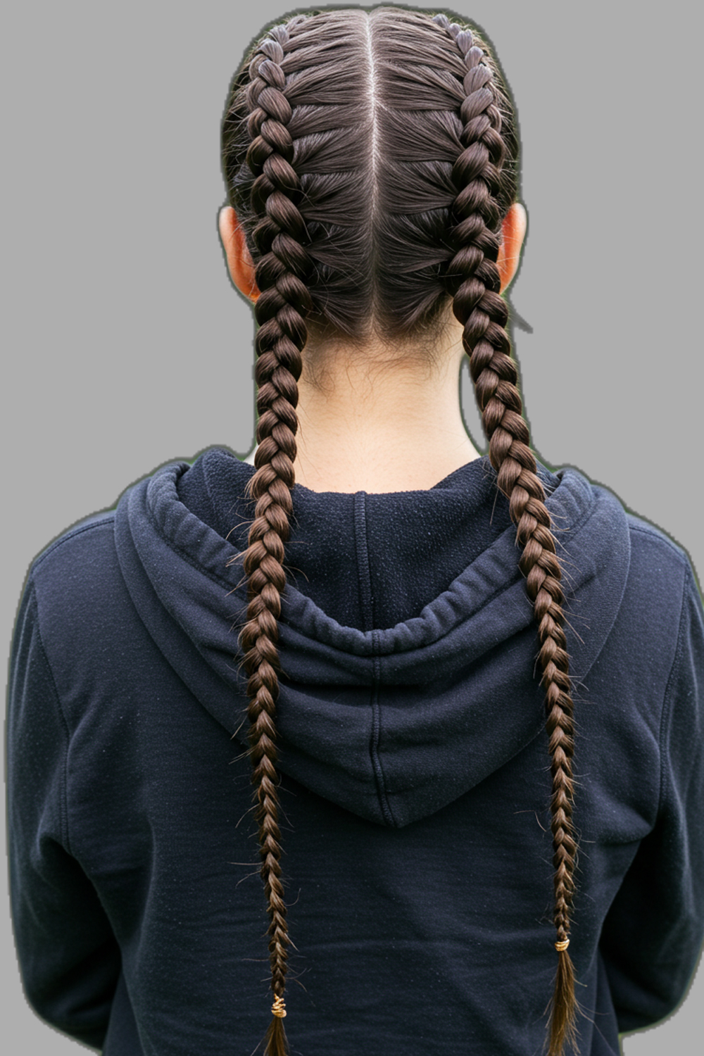 Sporty Warmth with Double Boxer Braids