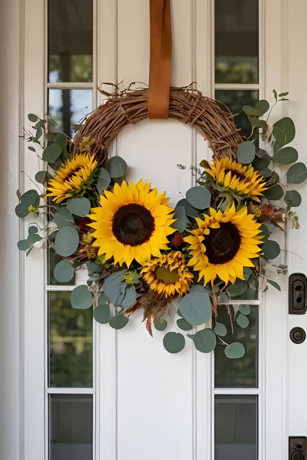 Sunflower Wreaths Bursting with Late Season Cheer