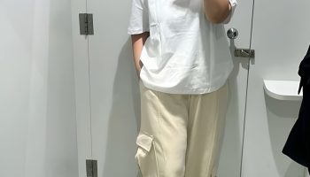 Cargo Pants with a Fitted Baby Tee