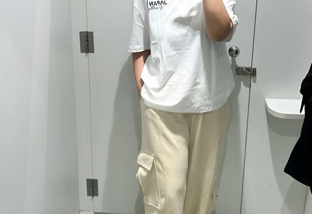 Cargo Pants with a Fitted Baby Tee