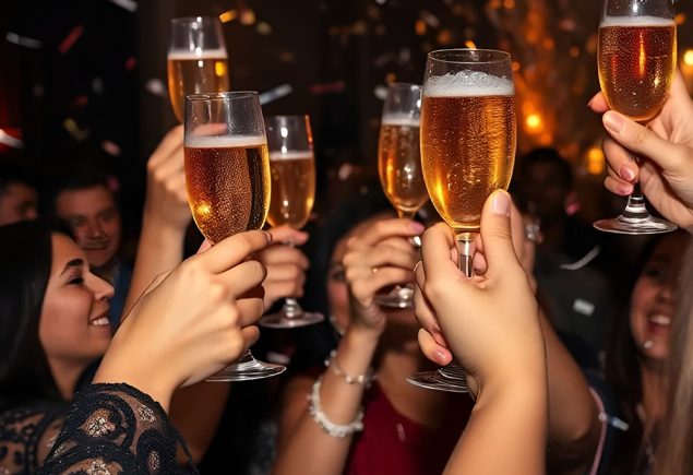 Countdown Cocktail Night with signature drinks and style