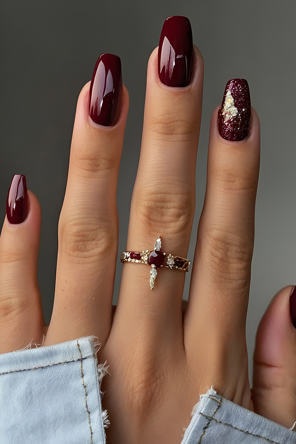 Deep Red and Wine Hues for Confidence Sophistication