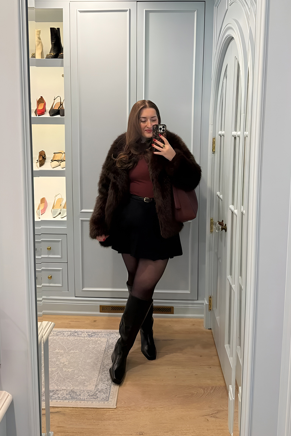Faux Fur Accents for Soft Luxury
