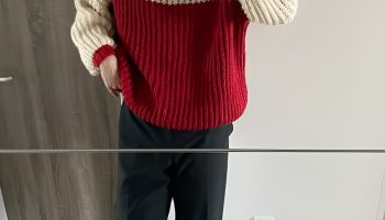 Festive knitwear that balances comfort and style