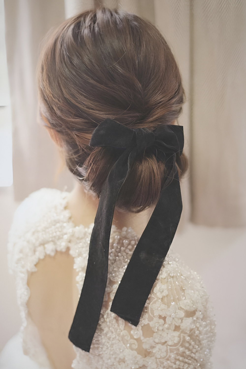 Low Chignon Bun for Sophistication