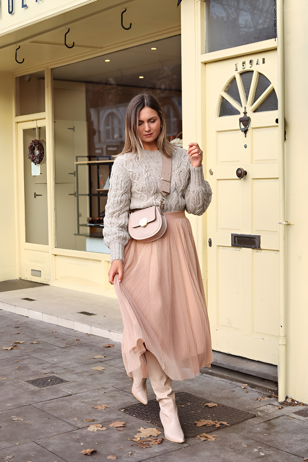 Pastel tones soften the seasonal palette