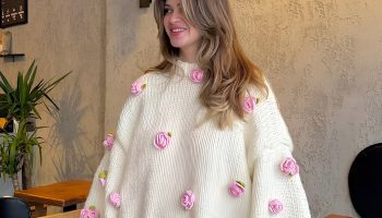 Plush knit is in the center