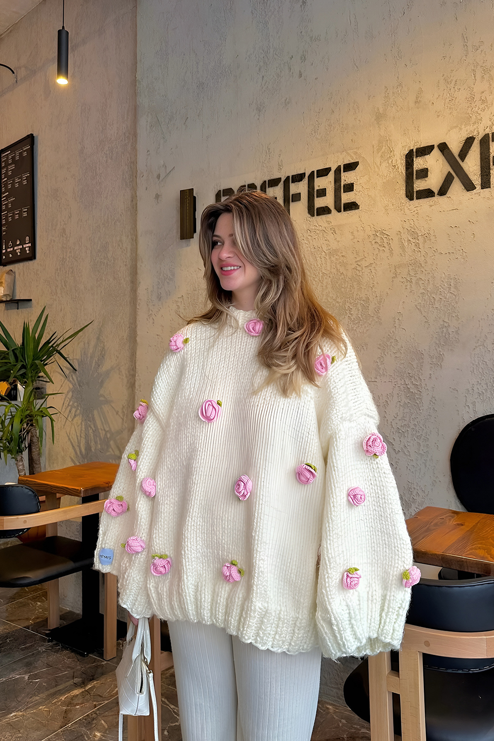 Plush knit is in the center