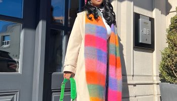 Vibrant colors among neutrals